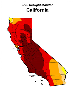 U.S. Drought Monitor California
